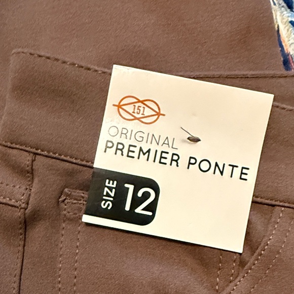 Women's Brown Jeggings - Picture 2 of 3